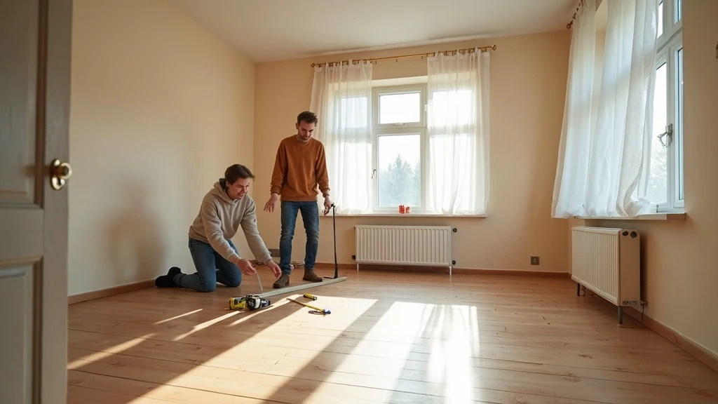 Festés előtti lelkesedés Festés előtt vidám pillanat