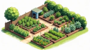 Vegyszermentes kertterv