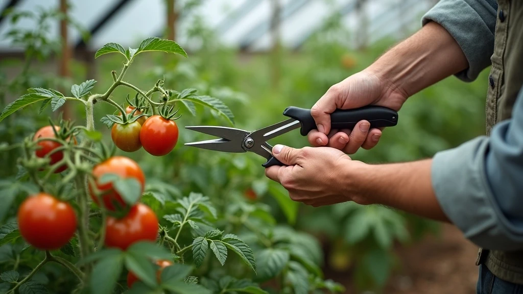 Levelek ritkítása Metszés jó légáramlásért