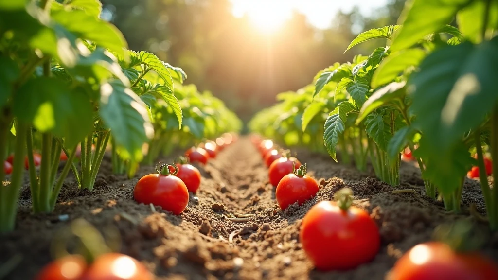 Vízspórolás mulccsal Csepegtető zöldségágyás