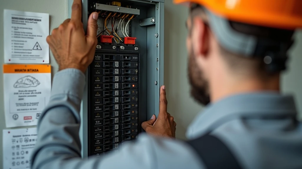 Veszélyes munka profi kezekben Villanyszerelő biztosítéktábla cseréje