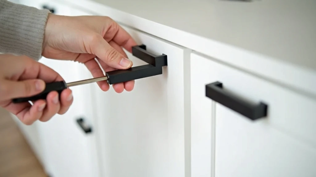 Kis csavar, nagy hatás Modern fogantyúk konyha szekrényen