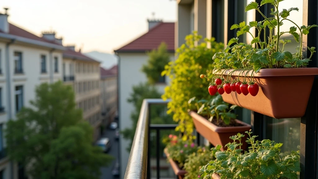 Budapesti vertikális erkélykert