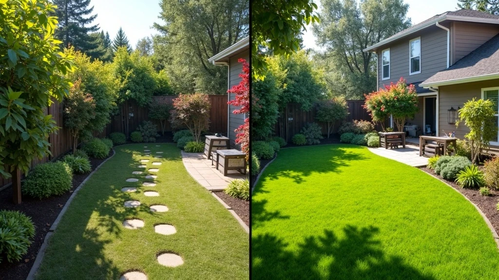 Külső, ami eladja Előtte-utána rendezett kert