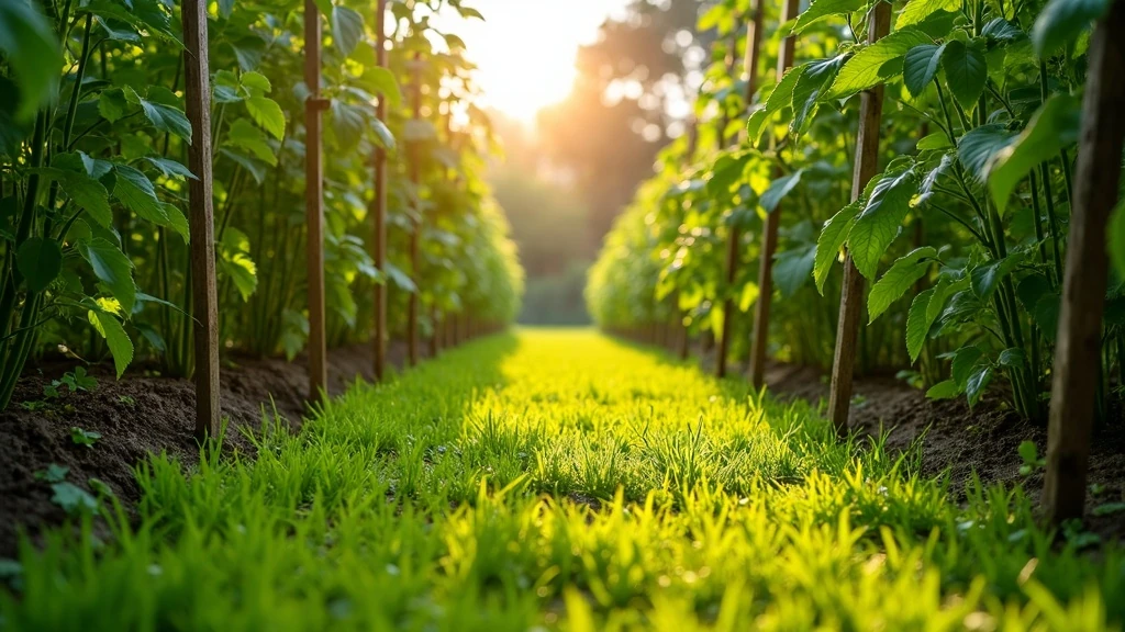 Élő mulcs paradicsom között