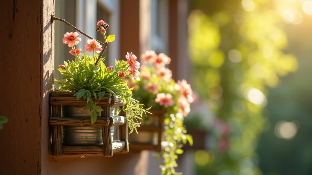 Erkélyi méhecskeszálló